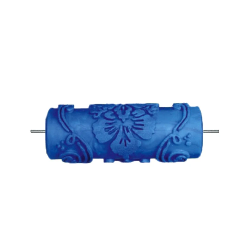 

5" Embossed Paint Roller Sleeve Wall Texture Stencil Brush Pattern Decor 025Y
