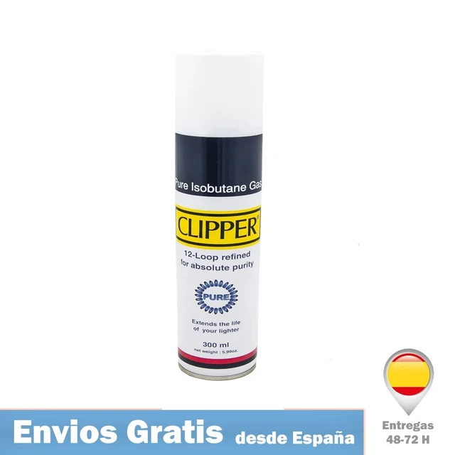 KROWN - Carga Gas Encendedor Mechero EXTRA+ 300 ml Gas Azul - Universal. Gas  Recarga Mecheros