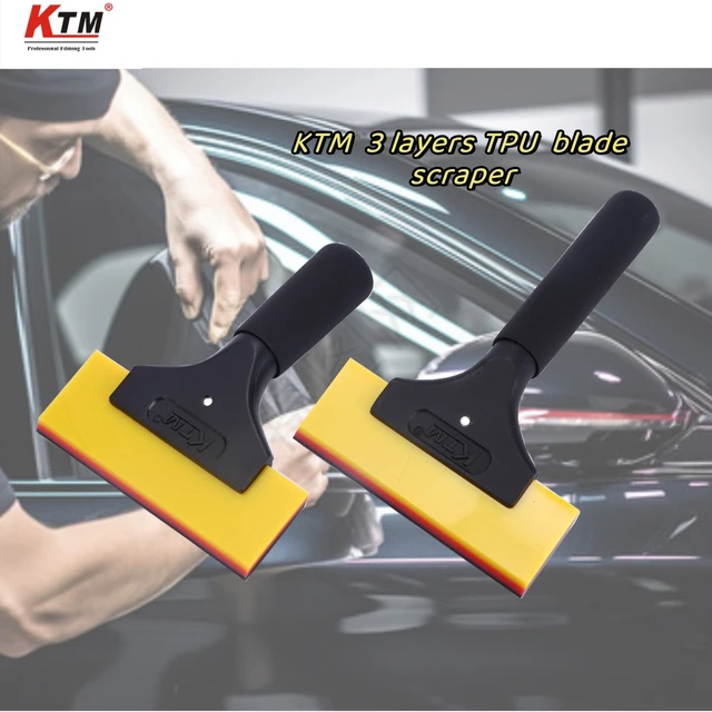 KTM New 3 Layers Tpu Blade Squeegee Double-sided Scraper Car