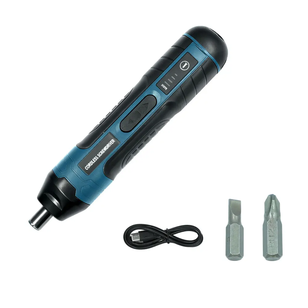 Tragbares Akku-Elektroschrauber-Set mit Lithium-Batterie, 3,6 V, verstellbare Bohrmaschine für Haushaltsreparatur- und Bastelprojekte – Detail 1