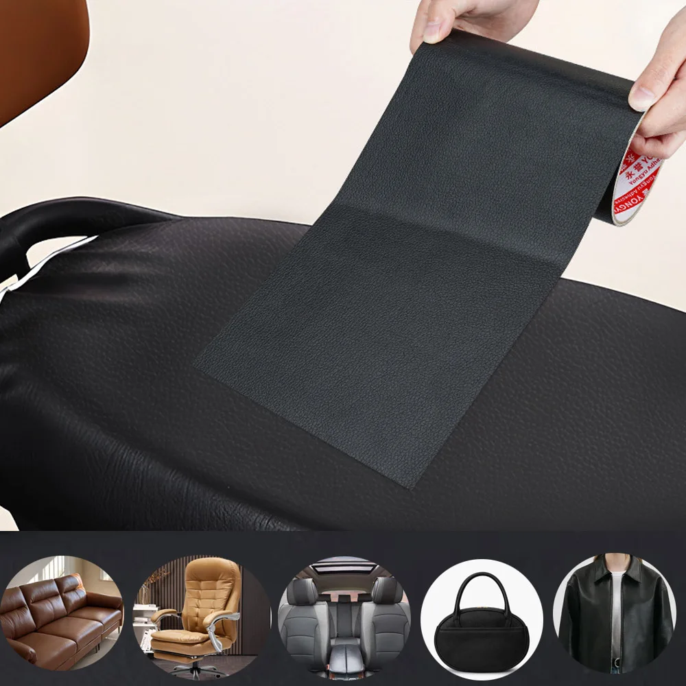 Leather Repair Patch self Adhesive Repair tape for Damaged Leather Furniture Sofa Seating Car Seats Goods