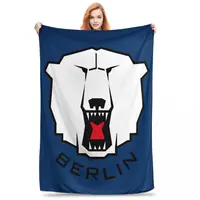 Eisbaren Berlin Blankets Fleece Lightweight Throw Blankets Sofa Throw Blanket For Couch Bedding Travel Throws Bedspread Quilt 1