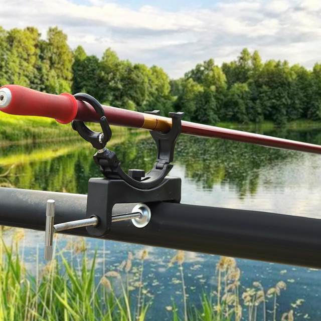 Fishing Rods Holder Canoe Portable Heavy Duty Accessories 360°Adjustable Dock Practical Fishing Pole Mount Support Rod Stand
