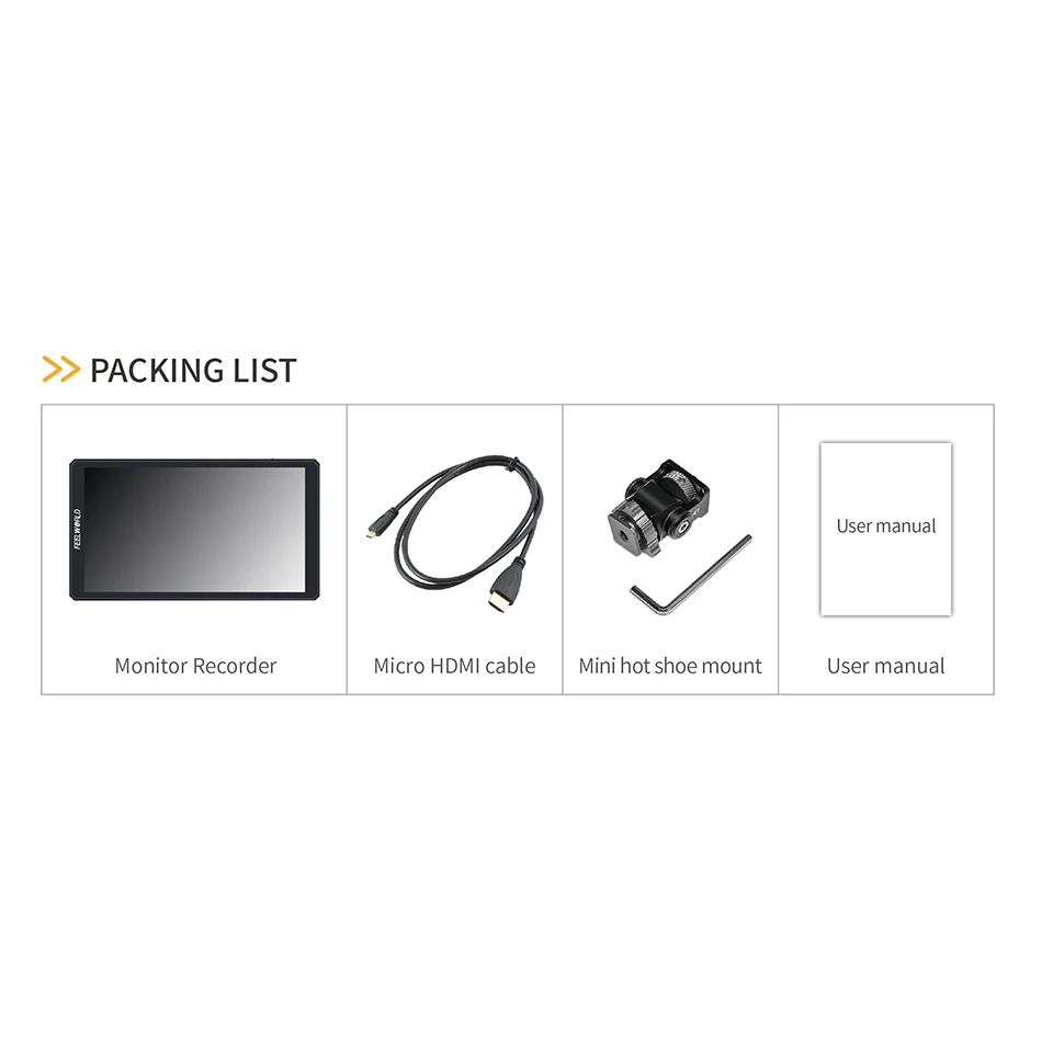 FEELWORLD CUT6 6inch 4K 3G-SDI/HDMITouch Screen Video Monitor Recorder FHD Monitor Support IPS 1920x1080 Portable