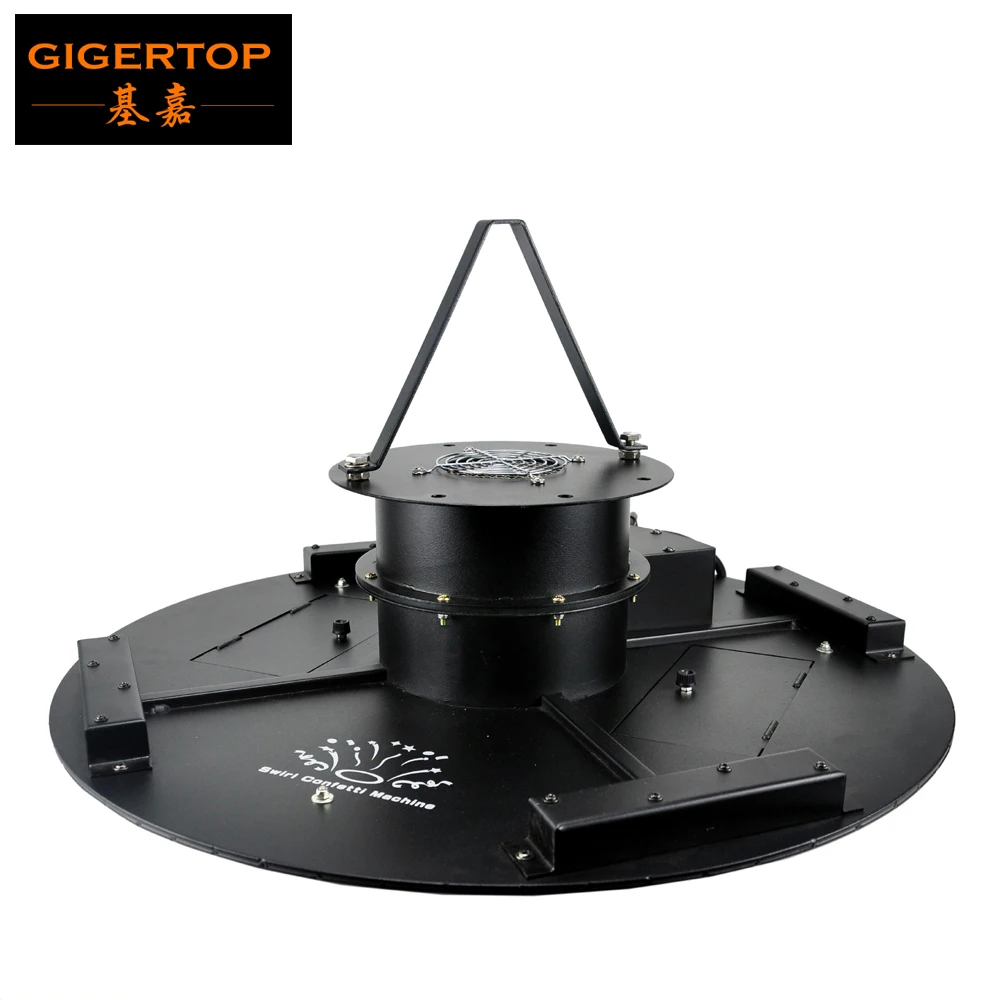 

Gigertop 1200W White Led Swirl Confetti Machine / Party popper machine / China Factory manufactured silent fall of Confetti