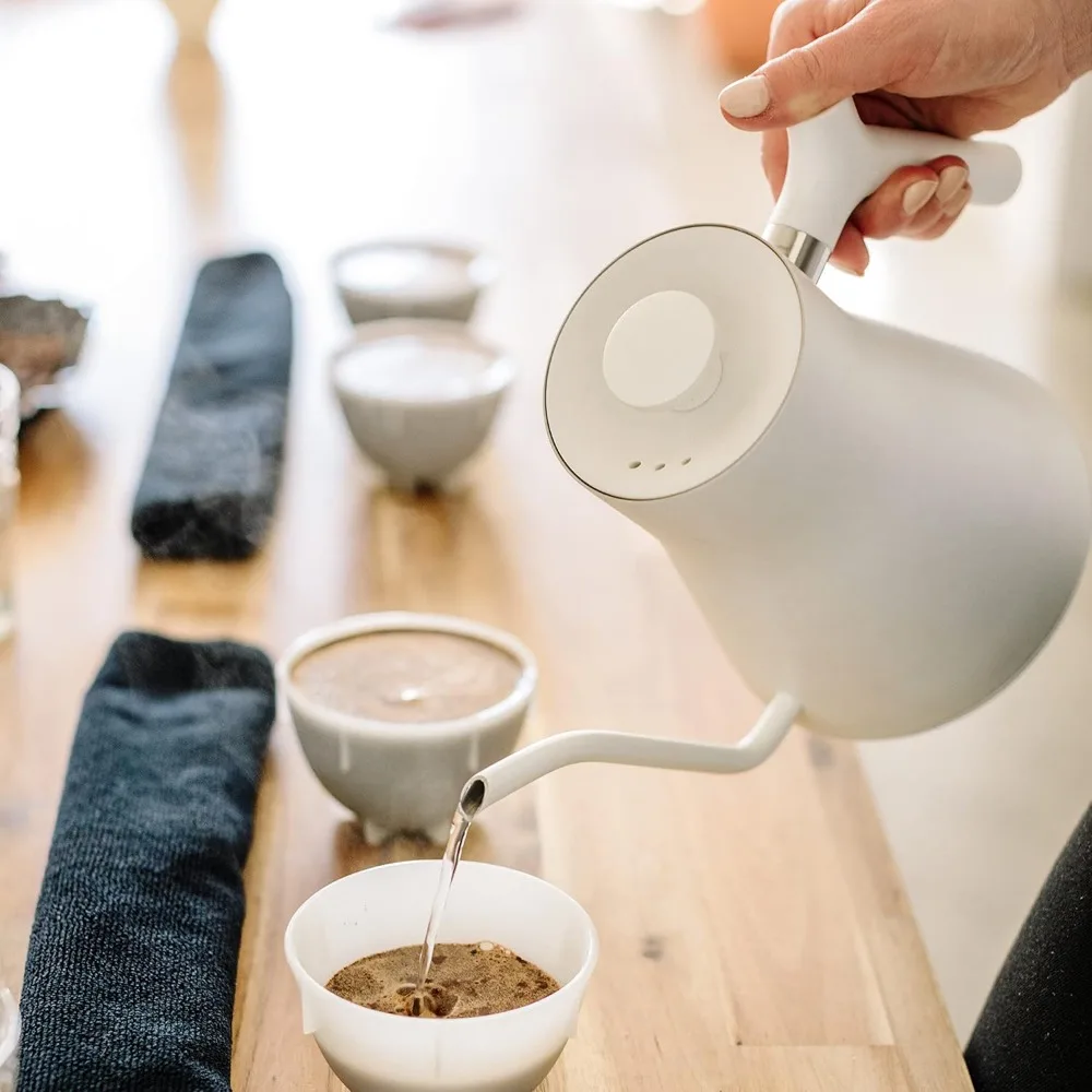 Stagg EKG Electric Gooseneck Kettle - Pour-Over Coffee and Tea Kettle - Stainless Steel Kettle Water Boiler 6