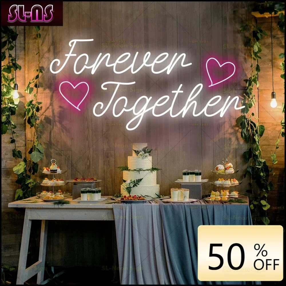 

Together Forever Sign Gorgeous Neon Sign Custom Designed Neon Signs Birthday Led Neon Sign bar Bedroom Wall