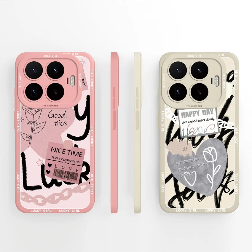 Charming Couple Phone Case with Lovely Patterns - Lightweight and Durable Protection