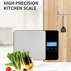 Digital Scale Electronic Kitchen Scale Food Weighing Scale for Baking Cooking for Kitchen Measuring Tool 15kg/1g STAINLESS STEEL