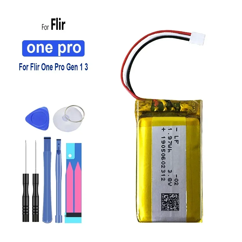 Per Onepro-Batteria Per Termocamera, 520Mah, Adatta Per Flir One Pro Gen 1 3 Gen1 Gen 3 Gen3