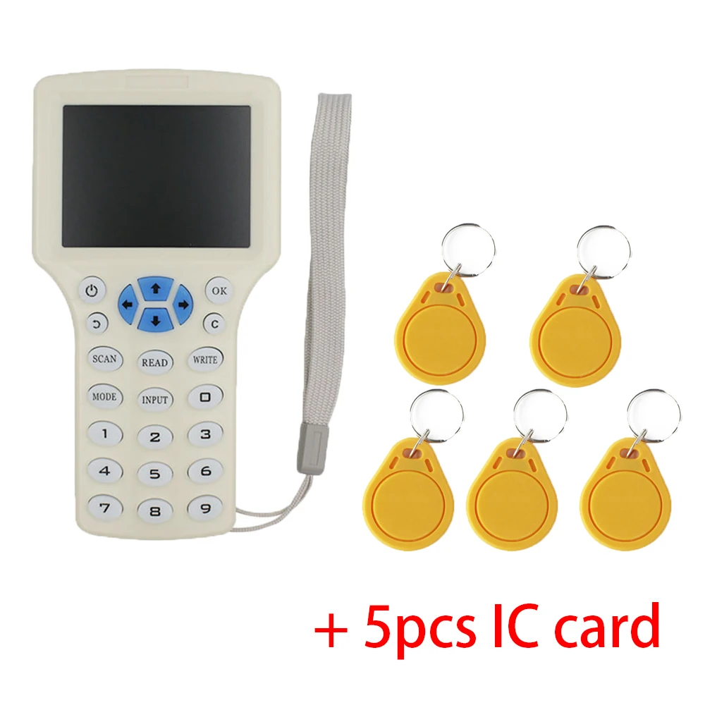 Neu Englisch 10 Frequenzen Smart NFC IC Personalausweis RFID