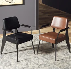 Sillas de comedor posmodernas para sala de estar, mobiliario nórdico para oficina y el hogar, vestidor con respaldo para restaurante y Hotel