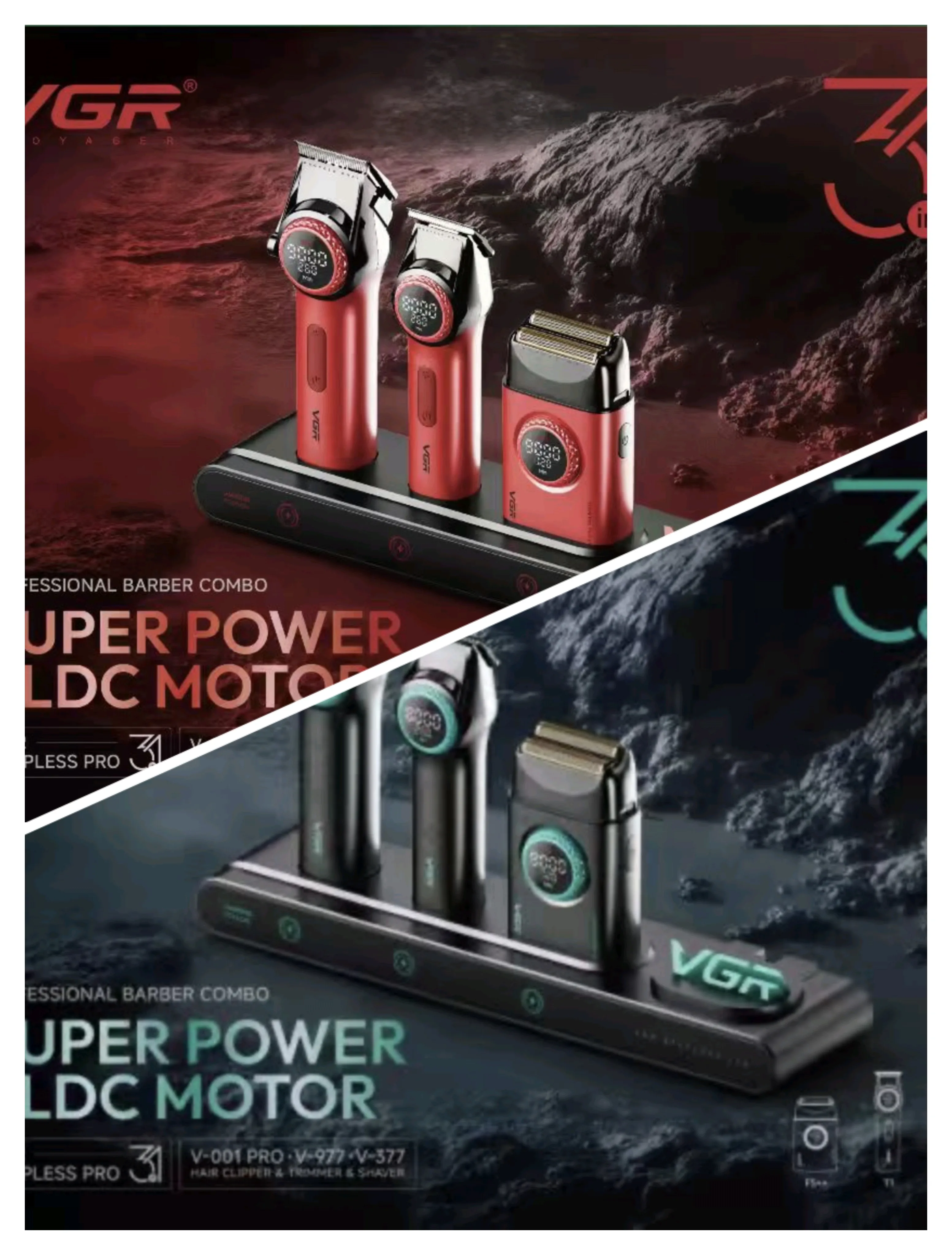 Hair Clipper Professional Hair Cutting Machine Cordless Hair Trimmer Electric Sh