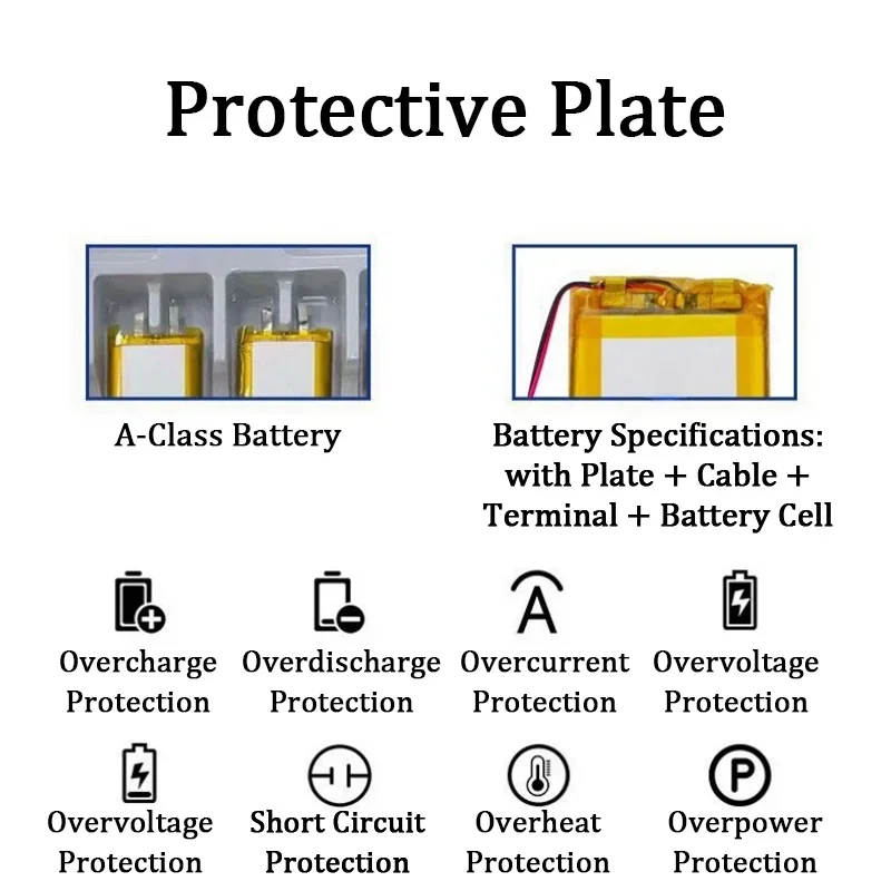 購入不可 955465 955565 3.7V 5000mAh Rechargeable Lithium Polymer