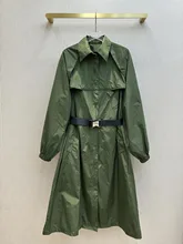  2023 Spring Coat For Women single breasted Two-piece set trench with belt Fashion TrendTexture Belted Trench Coat 
