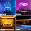 5V RGB Neon Strip Light 1M 2M 3M 5M USB Waterproof Flexible Ribbon Tape Neon Lights With Bluetooth Remote Control For Home Decor 6