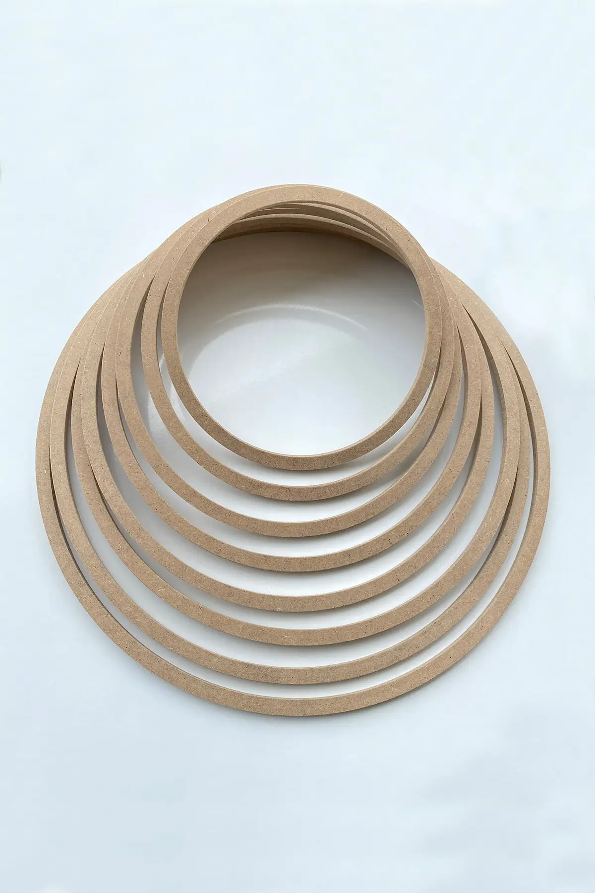 

Raw Mdf 30 Cm 8 Different Pieces Screwless Pulley Macrame Ring Dreamcatcher Round Circle Quality Material Hobby Wood Equipments