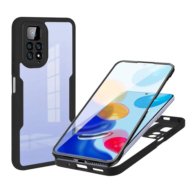 Crystal-Clear 360° Shockproof Phone Protector Case