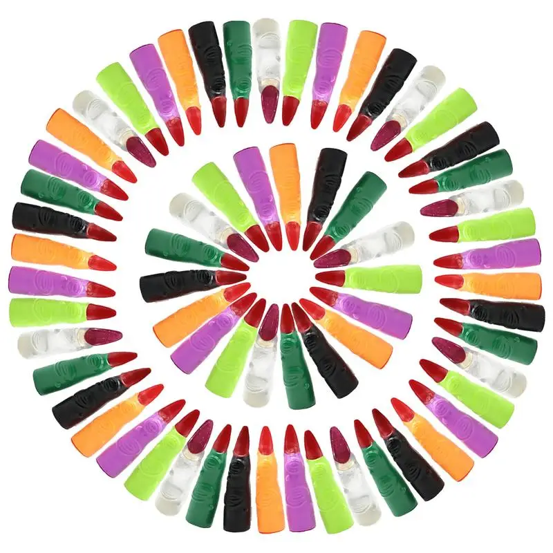 

Fake Witch Cosplay Finger Cosplay Witch Fingers Reusable Halloween Spooky Scary Witches Nails For Halloween Cosplay Party