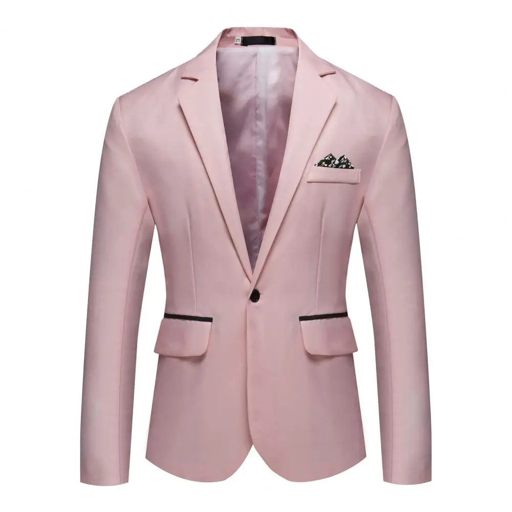 Slim Fit Men Jacket Men Suit Coat Elegant Men's Formal Business Wedding Prom Blazers Jackets Single Button Lapel Suit Jacket men suits jackets