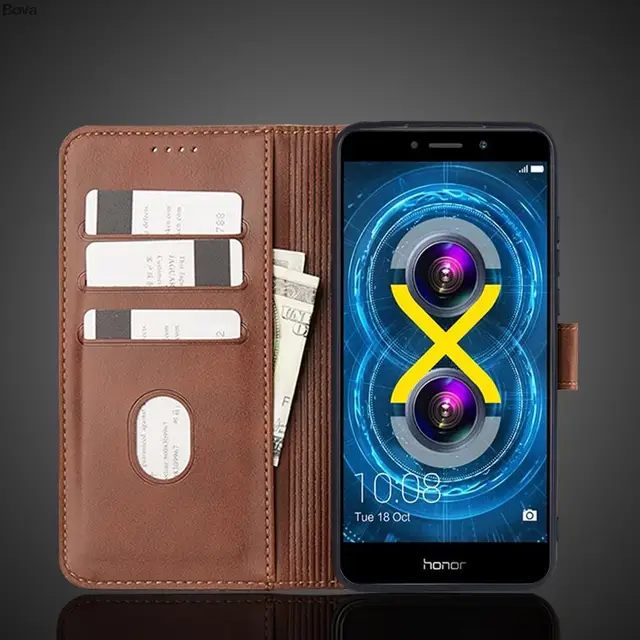 Price Huawei Honor 6x Cover Pu Leather Wallet Flip Case For Huawei