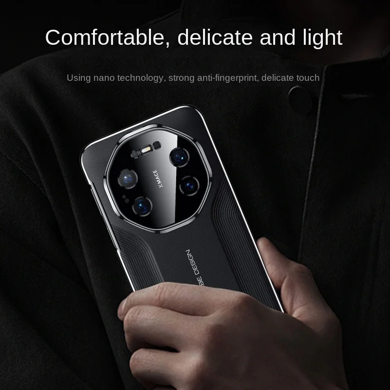 Luxury Leather Texture Electroplated Frame Case - Ultimate Slim Design