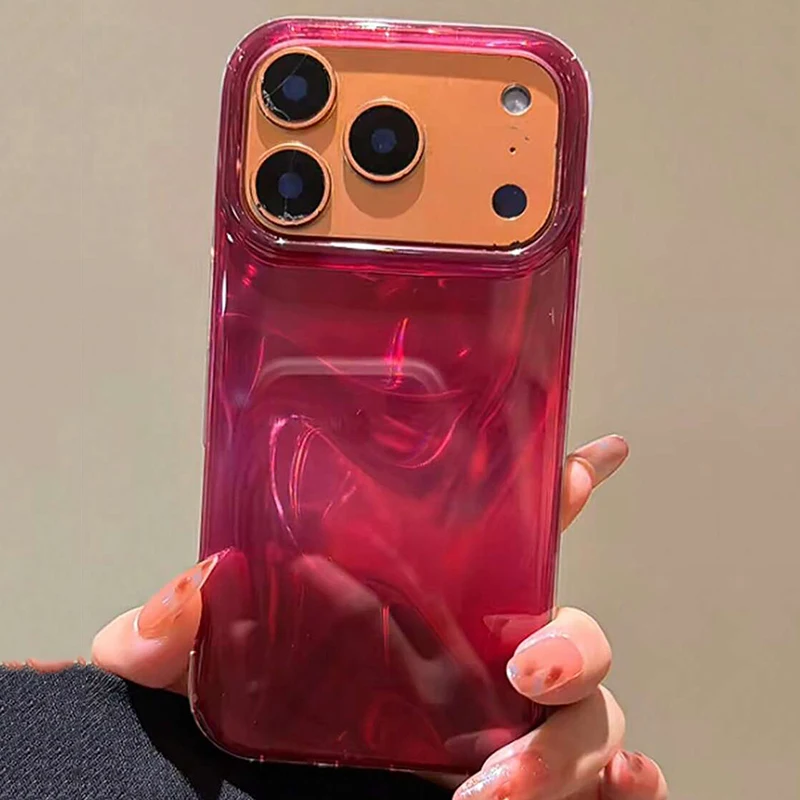 Luxury Claret Water Ripple Phone Case - Stylish and Elegant Design