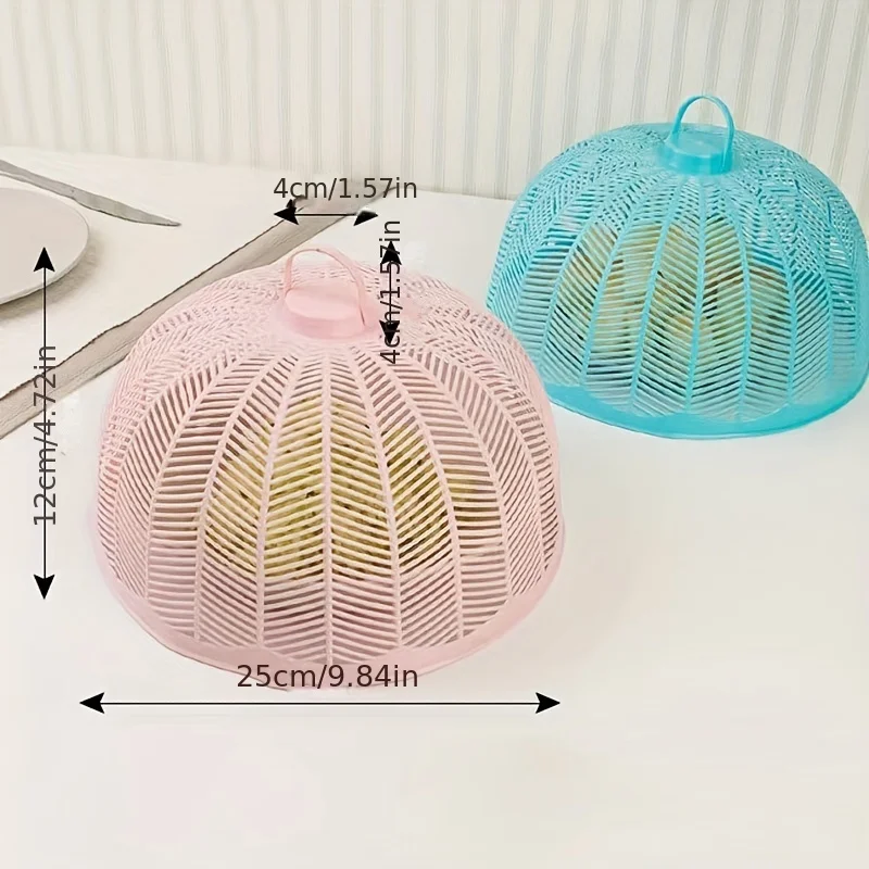 3PCS dining table cover, rice and vegetable cover, kitchen, summer fly and insect proof vegetable food cover
