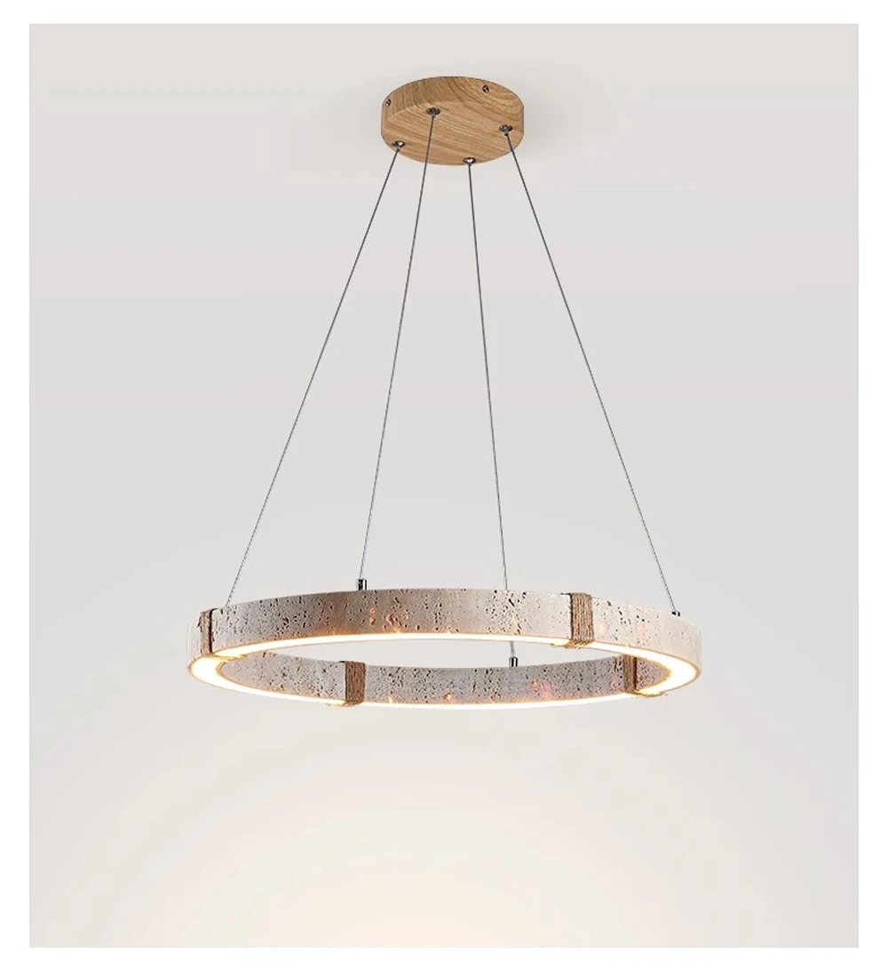 2024 New Trend Home Decoration Stone Series Chandelier Lighting Lustre Para Sala Estar For Living Room Dinning Room