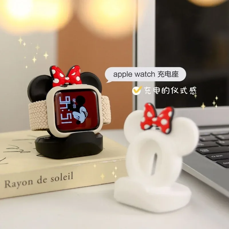 Apple - ミニー ディズニーミッキーミニー充電スタンドホルダー Apple Watch 8 7