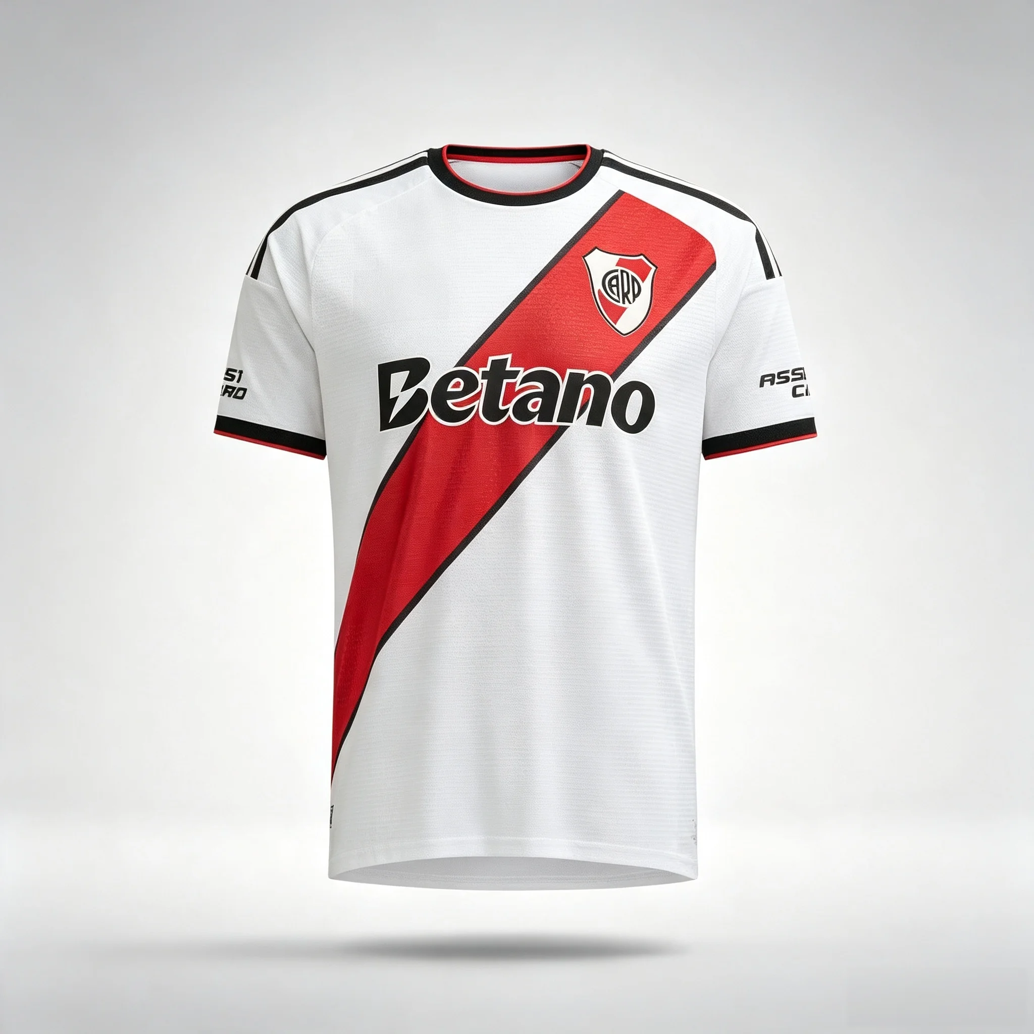 2026 Neues River Plate 3D-Gedrucktes Fußballtrikot für Herren, Sommer-Sport-Oversize-T-Shirt, Atmungsaktiv, Schnelltrocknend, Streetwear-Kleidung