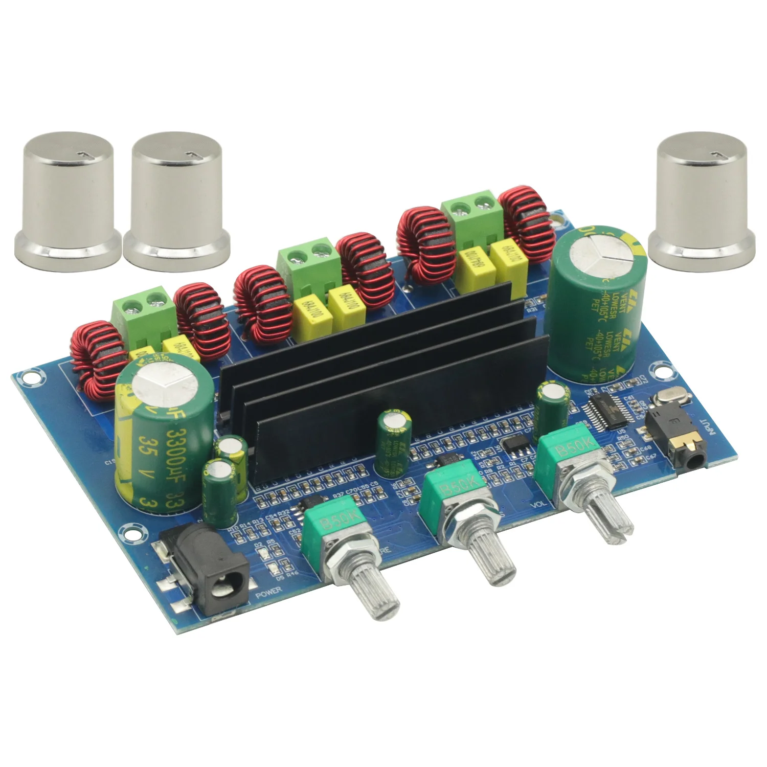XH-A305 2.1 Channel Bass Subwoofer Bluetooth 5.0 Audio Stereo Digital Power Amplifier Board TPA3116 D2 50Wx2+100W AMP Module audio amplifier audio power amplifier board