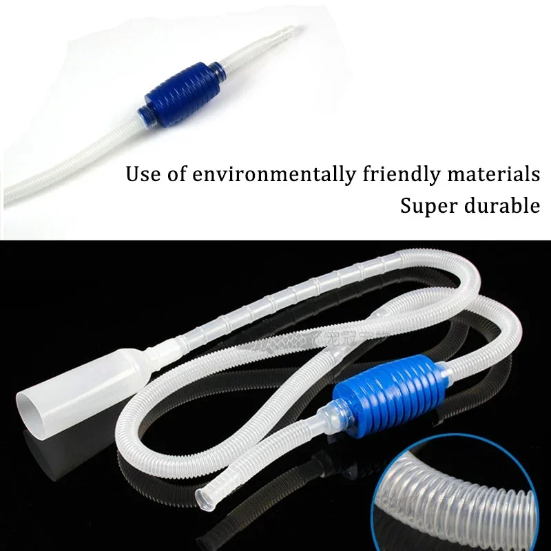 Aquarium Water Pump Aquarium Siphon Fish Cleaner Pump Tank Syphon Vacuum Semi-automatic Water Change Changer Gravel Water Pump Filter Accessories