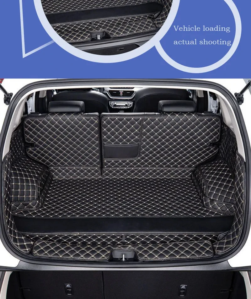 Car Trunk Mats For Toyota C-HR CHR IZOA AX10 AX50 2016-2022 Anti-dirty Cover Storage Pad Cargo Liner Carpet Rug Auto Accessories