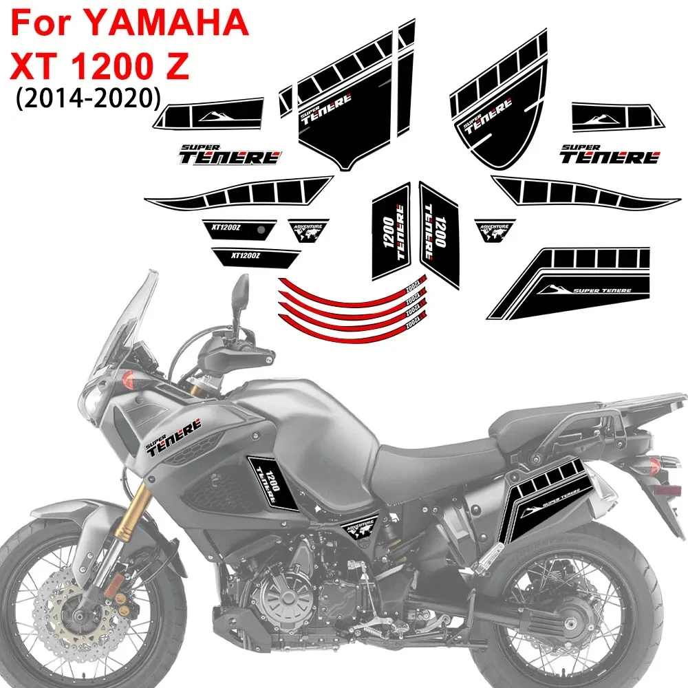 For YAMAHA SUPER TENERE XT1200Z  XT 1200 Z Motorcycle Tank Pad Protection Stickers Decal  2014 2015 2016 2017 2018 2019 2020