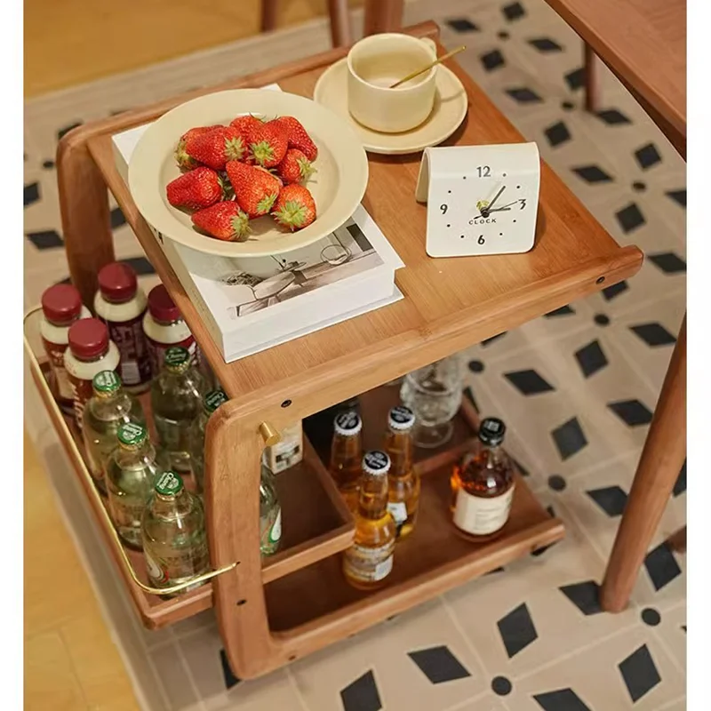 Wood Bedside Table Small Center Small Coffee Bed Side Table Living Room Nightstands Petit Meuble Living Room Furnitures