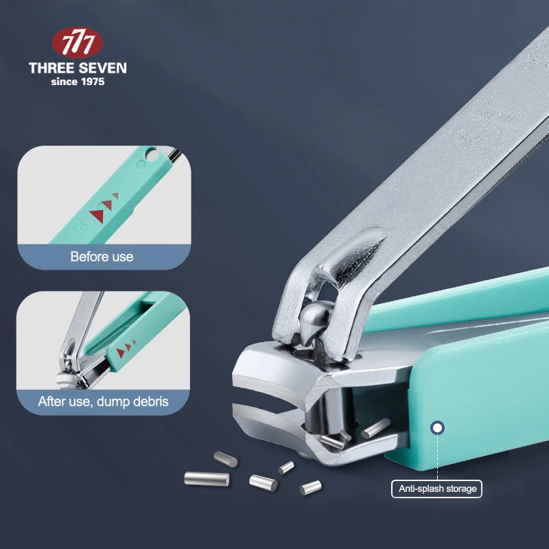 777 Large Nail Clippers Manicure Scissors Pedicure Nail Tools Fingernail Cutters Anti-splash Thick Toenail Trimmers 3