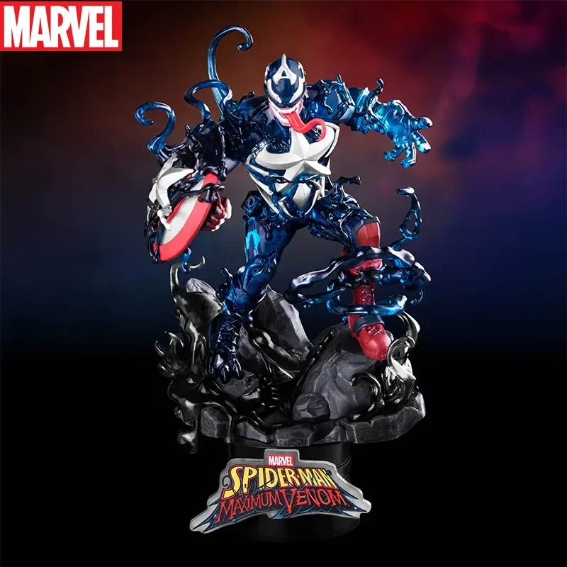 

The Avengers Iron Man Spider Man Venom Groot Captain America Marvel Universe Series Collect Figures Model Toys Ornaments Gift