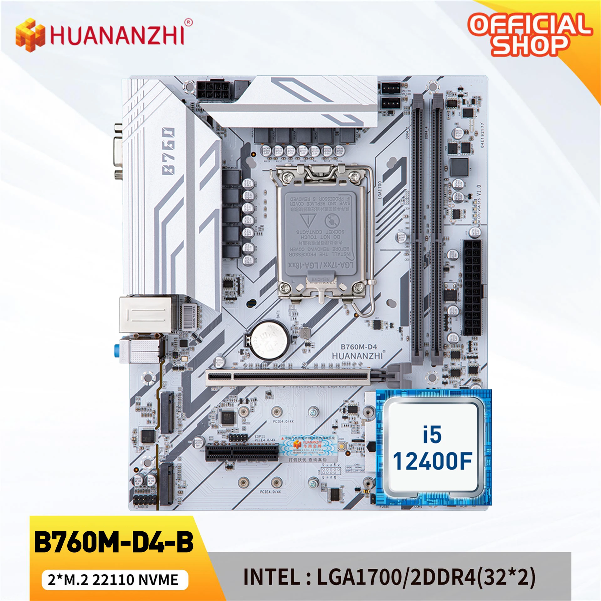 HUANANZHI-B760M-D4-M-ATX-DDR4-Motherboard-with-I5-12400F-support-12-13 ...
