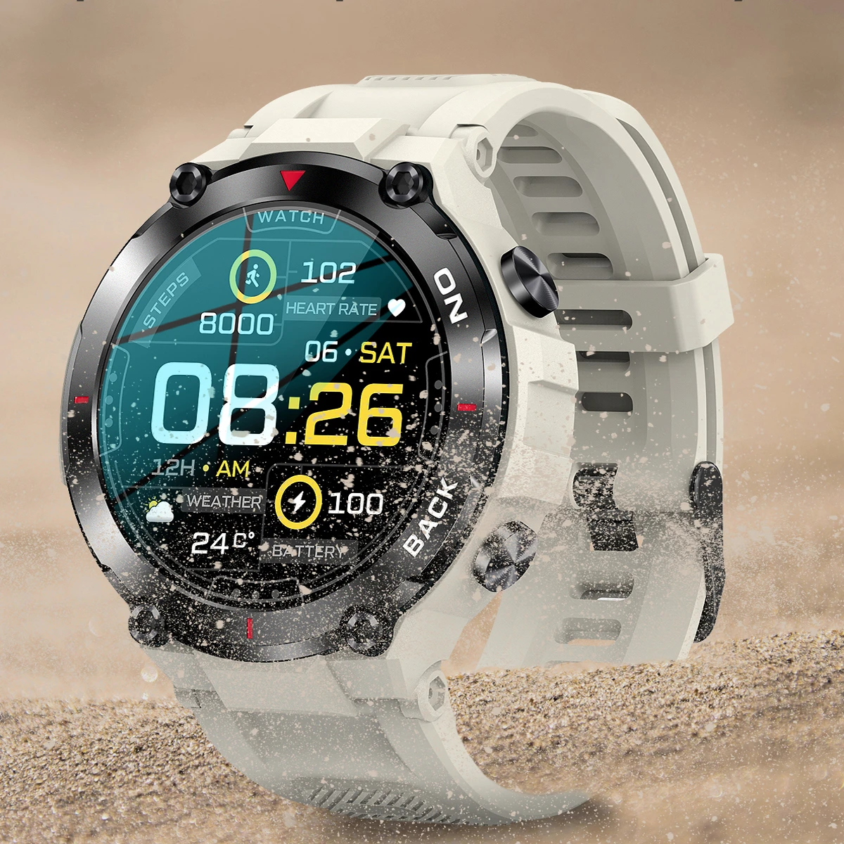 Rugged smartwatch for iphone Clearance