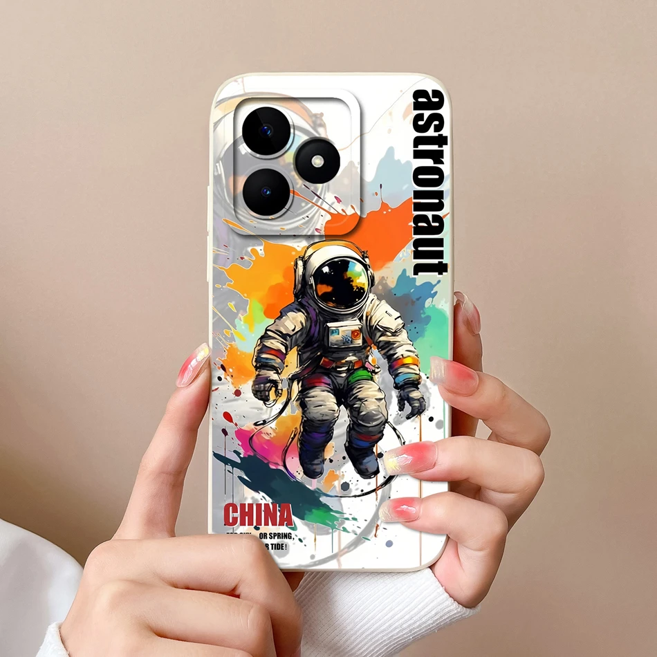 Cute Cat Soft Liquid Silicone Bumper Back Cover - Full Protection Phone Case