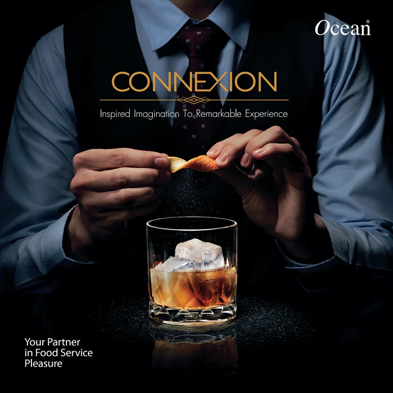 Ocean Series Spinning Whisky Rock Glass Whiskey Highball Diamond Cut Design Old Fashioned Glass Crystal Brandy Snifter Beer Cup