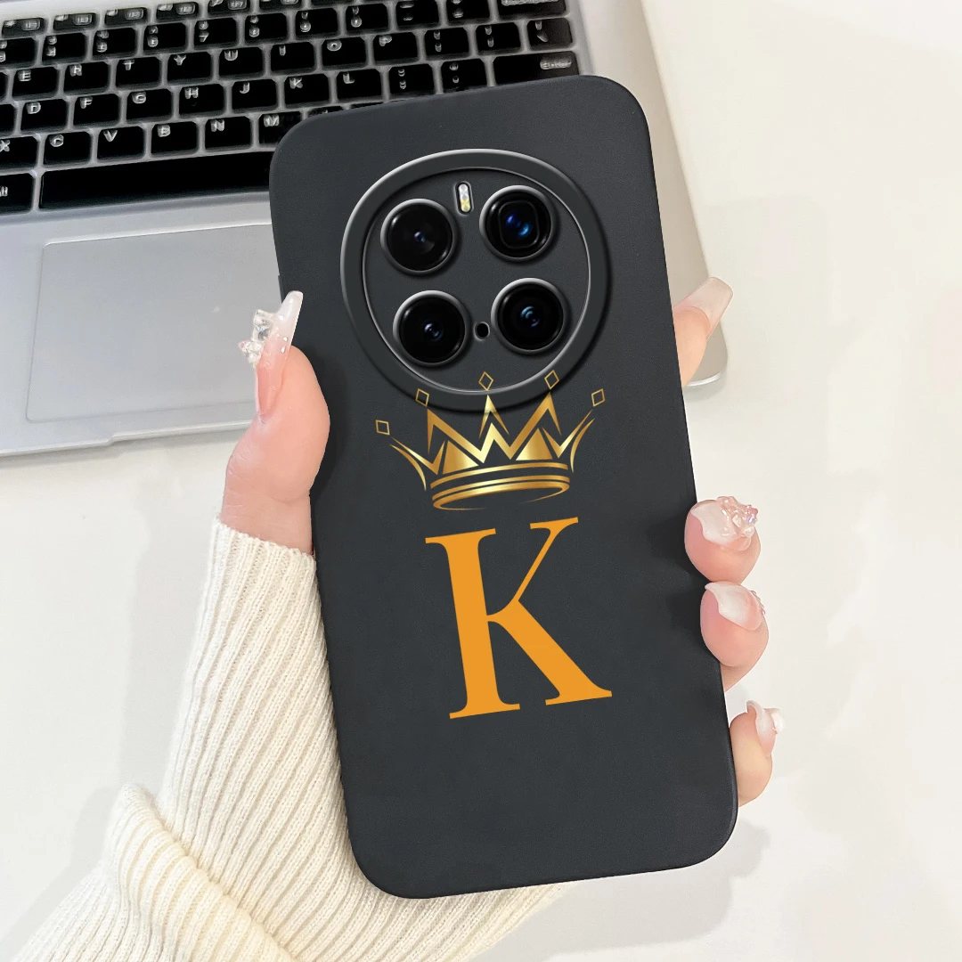 Cute Crown Letters Soft TPU Case