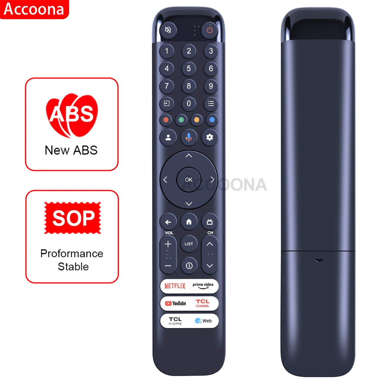 Mando a distancia RC833 GUB1 para TCL 65C845 50 55 75 65C745 43LC645  miniLED LCD TV - AliExpress