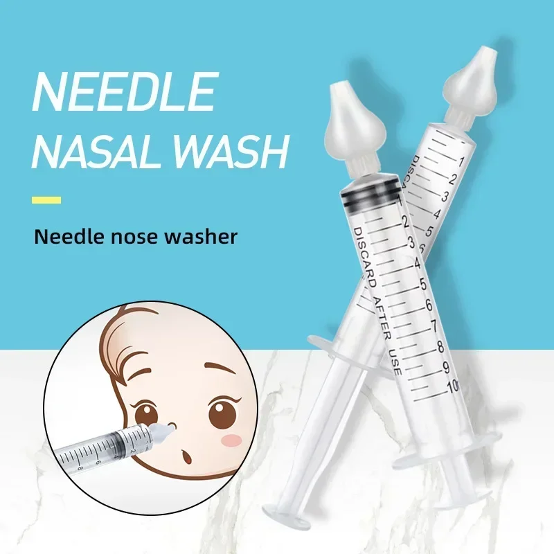 10/20ML Baby Nasal Washer Rhinitis Needle Cleaning Nasal Aspirator Children Syringe Kids Cleaning Health Care Multi-colors 2
