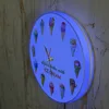 Life is better with ICE CREAM Cartoon Ice Cream Printed Dessert Wall Clock Kid Room Nursery Wall Art Kitchen Clock Wall Watch 5