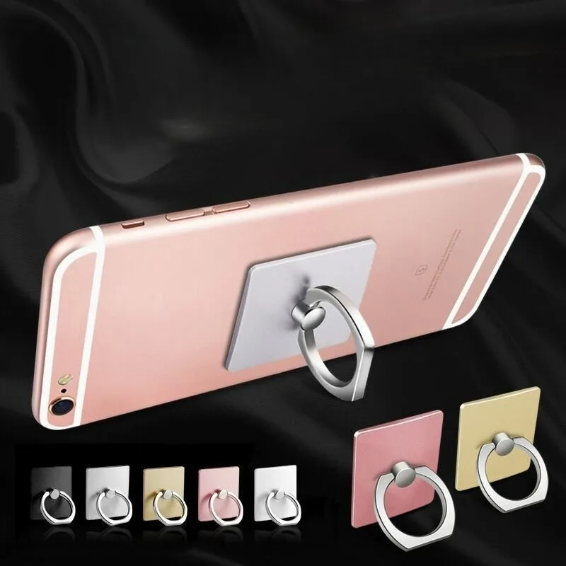 Finger Ring Mobile Phone Smartphone Stand Holder Cell Smart Phone Ring Transparent Holder Socket Stand