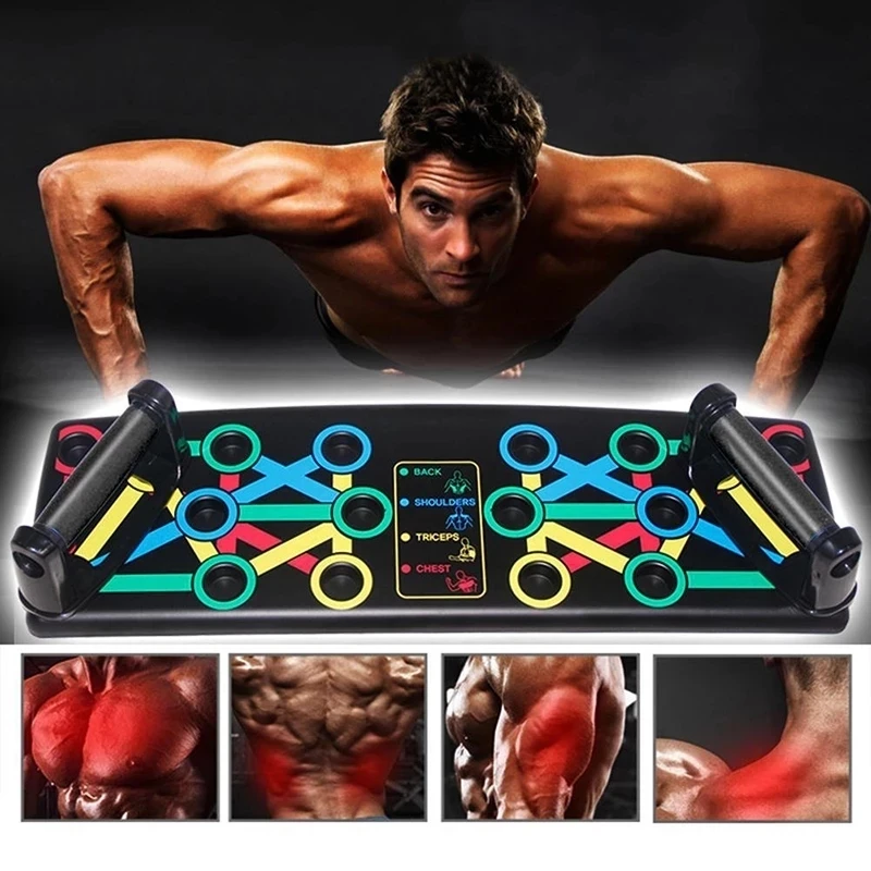 Fitness Push up Rack Board Push Up Bar Set Multifunction Home Gym Muscle Grip Training Device Waist Abdomen Exercise Equipment