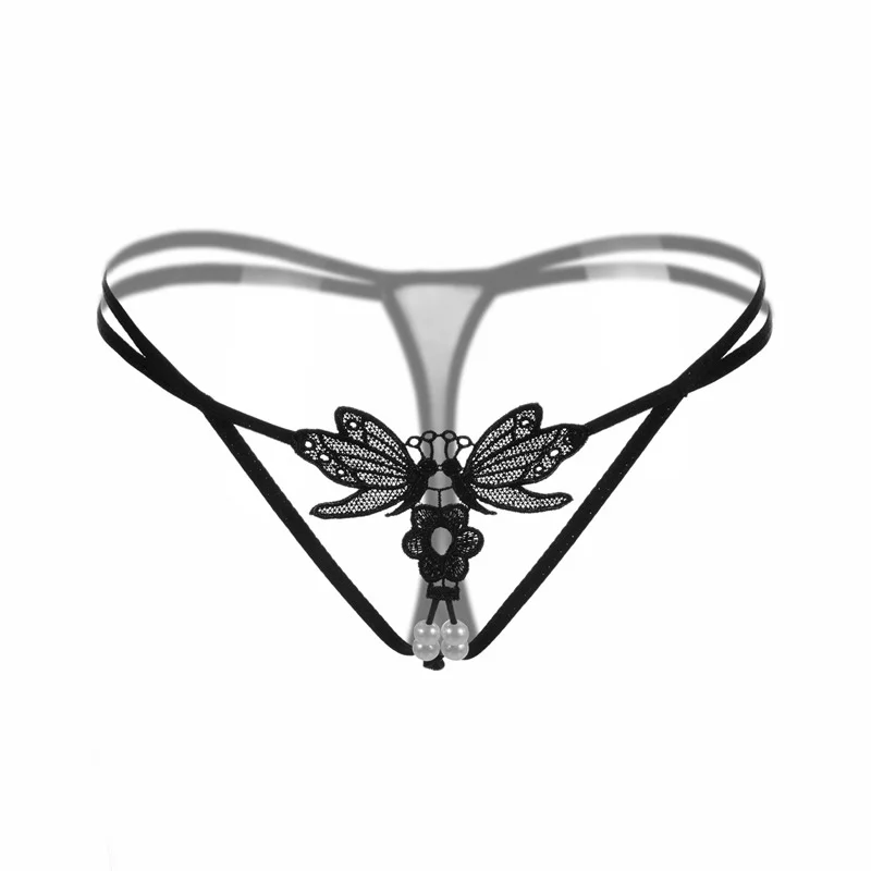 

4 Colors Sexy G String With Pearl For Women Girl Friend Briefs Thong Ladies Underpants Love Underwear