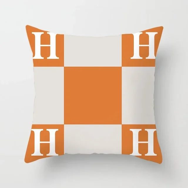 

Simple Letter H Line Art Print Pattern Sofa Cushion Covers Pillow Covers Home Decor Party Car Bedding